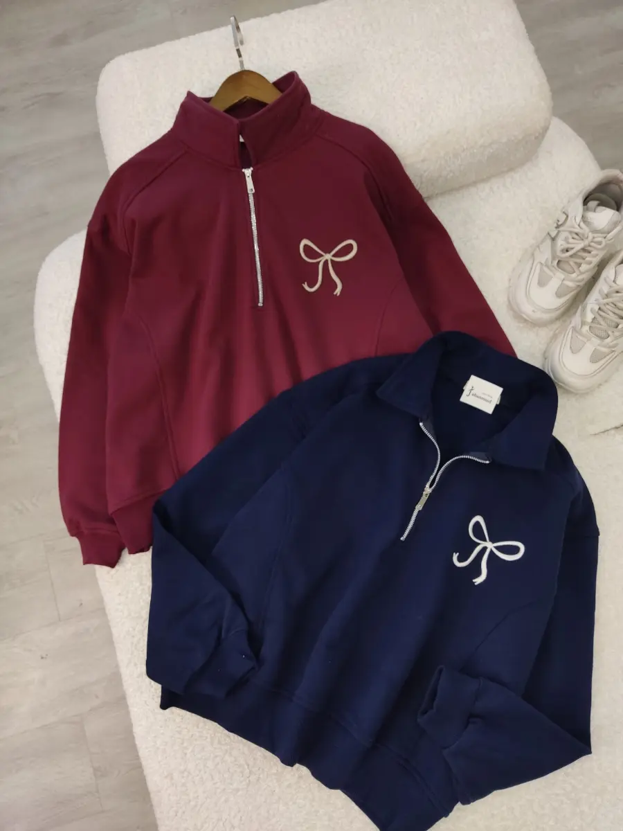 بلوز نیم زیپ آزاده